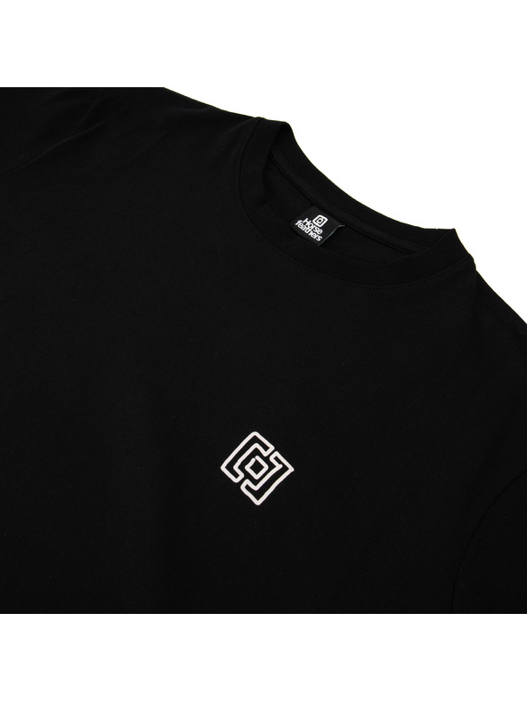 Horsefeathers Тениска Diary в черно HORSEFEATHERS