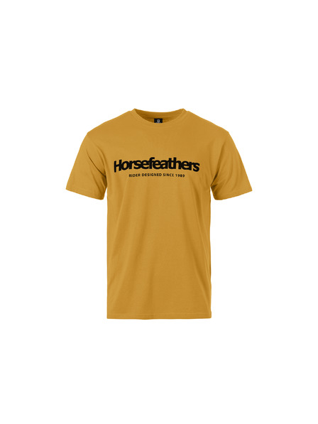 Horsefeathers Тениска Quarter в жълто HORSEFEATHERS