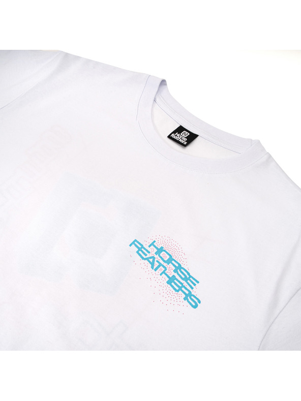 Horsefeathers Тениска Rizmo в бяло HORSEFEATHERS