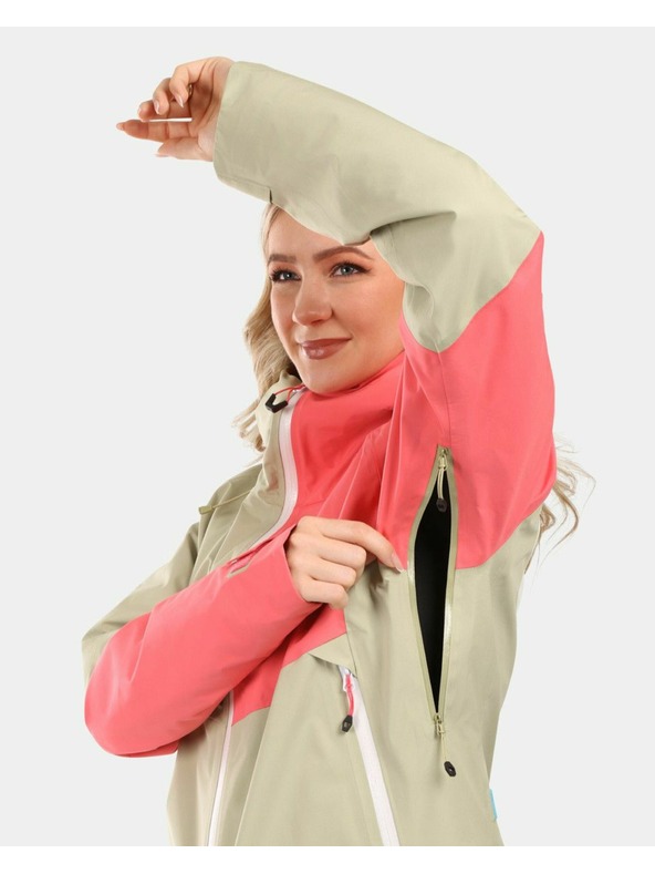 Kilpi Дамско хардшел водоустойчиво яке Kilpi MAMBA-W в бежово