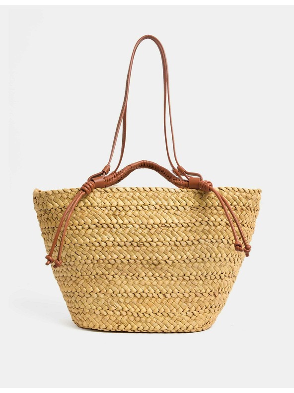 Marks & Spencer Сламена кошница-чанта Marks & Spencer кафяво