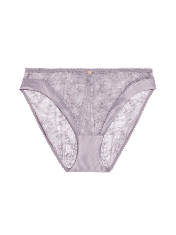 Marks & Spencer Дантелени високи бикини Rosa Marks & Spencer лилаво