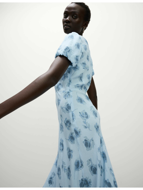 Marks & Spencer Флорални неформални миди рокли Marks & Spencer