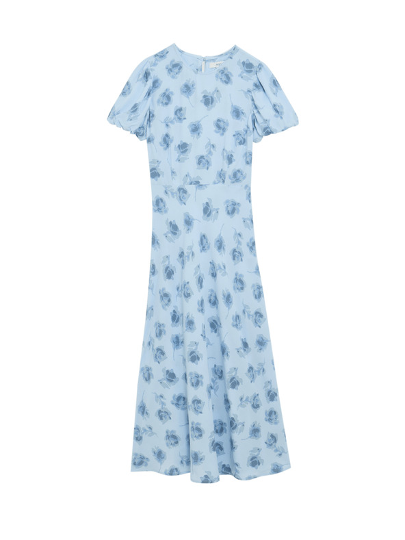 Marks & Spencer Флорални неформални миди рокли Marks & Spencer