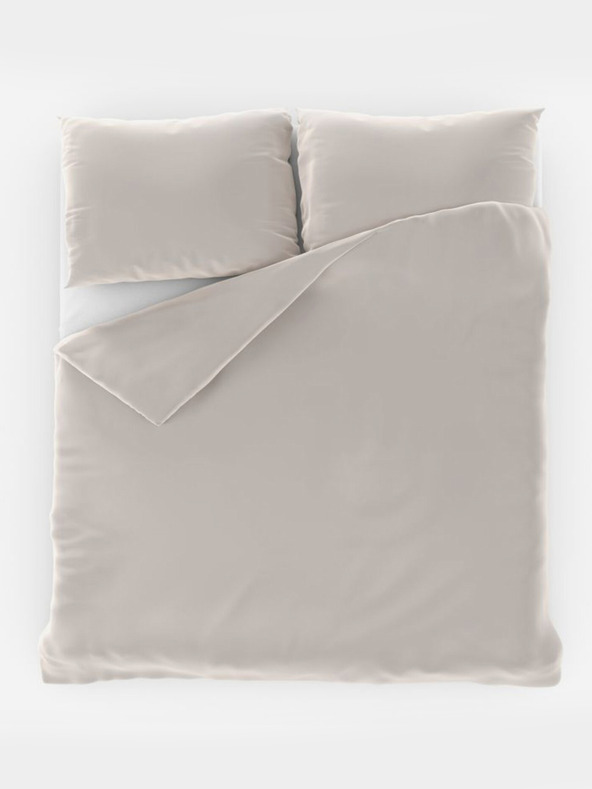 Kvalitex Сатенено френско спално бельо LUXURY COLLECTION 1+2, 240x200, 70x90cm бяло