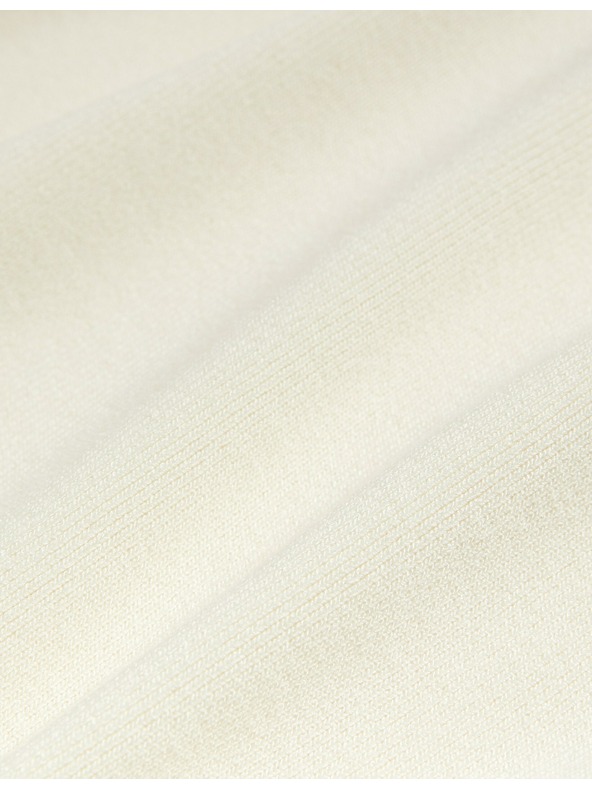 Marks & Spencer Плетена жилетка с кръгло деколте Marks & Spencer кремава