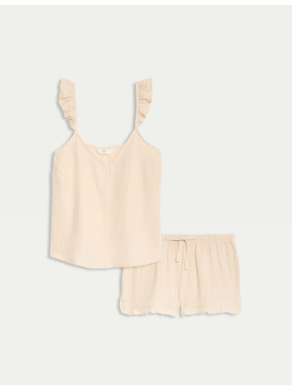 Marks & Spencer Къса пижама оранжева Marks & Spencer