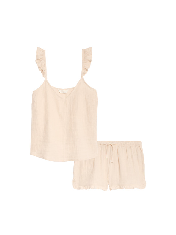 Marks & Spencer Къса пижама оранжева Marks & Spencer