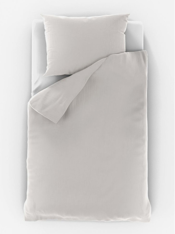 Kvalitex Муселново спално бельо 140x200, 70x90cm кремаво Kvalitex