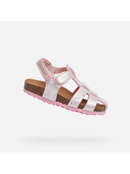 Geox Розови сандали Geox Girls Chalki