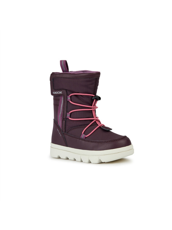 Geox Виненочервени детски анкъл обувки Geox Willaboom Abx
