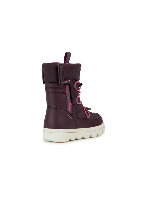 Geox Виненочервени детски анкъл обувки Geox Willaboom Abx