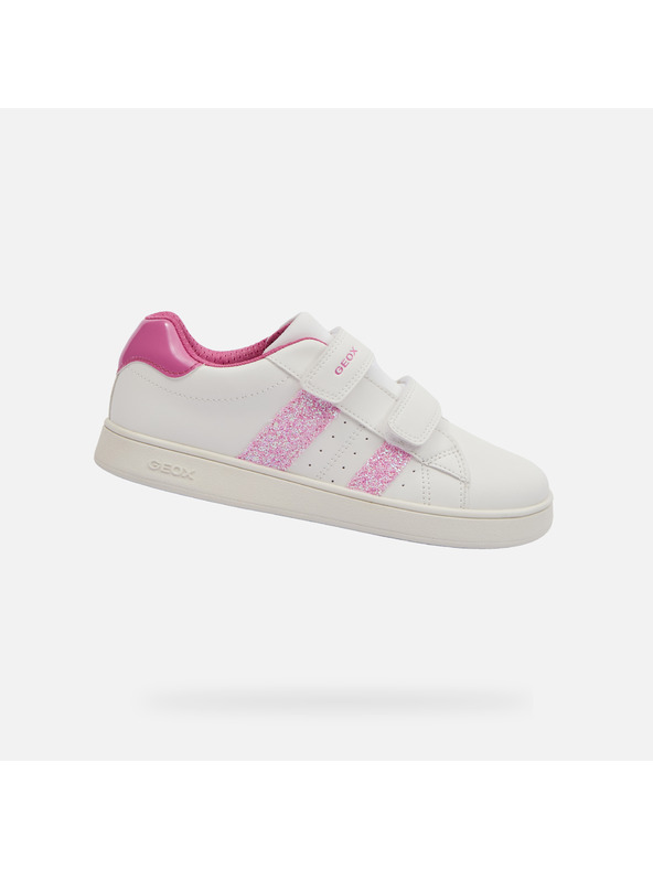 Geox Бели маратонки Geox Eclyper за момичета