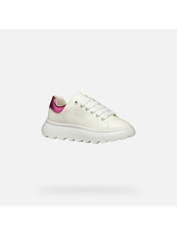 Geox Бели маратонки Geox Puffypop за момичета