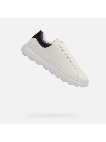 Geox Бели маратонки Geox Puffypop за момичета