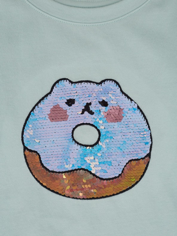 GAP GAP Бебешка тениска с пайети