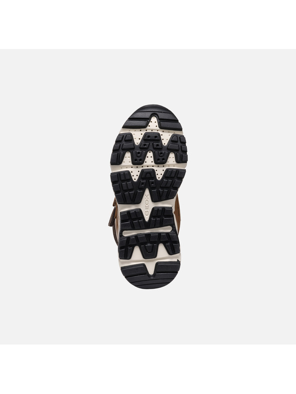 Geox Кафяви момчешки боти Geox Flexyper Plus