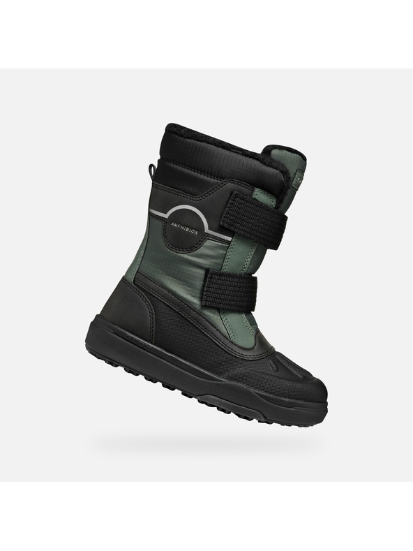 Geox Тъмнозелени зимни детски обувки Geox Bunshee Pg B A