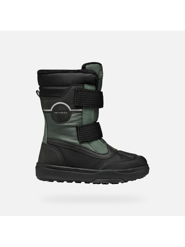 Geox Тъмнозелени зимни детски обувки Geox Bunshee Pg B A