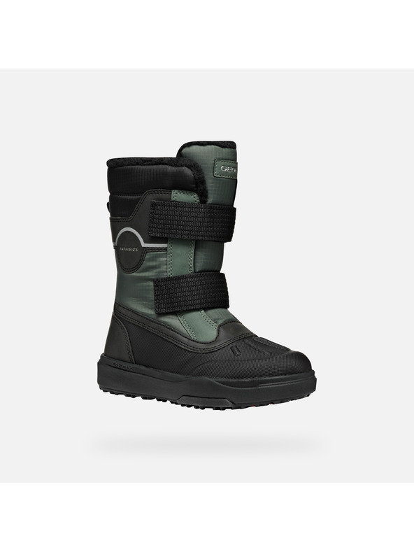 Geox Тъмнозелени зимни детски обувки Geox Bunshee Pg B A
