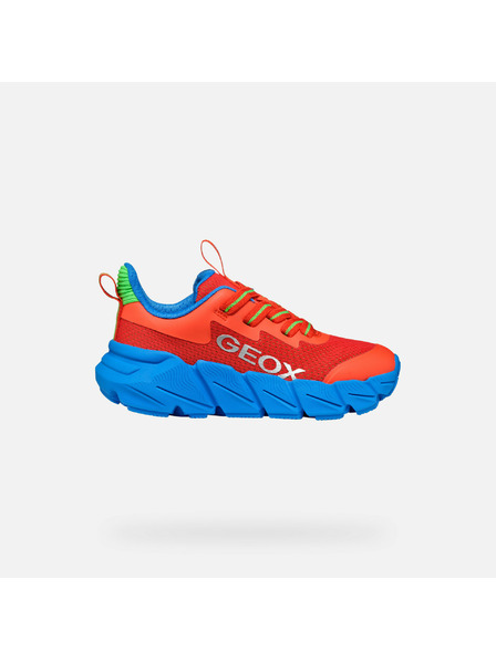 Geox Червени момчешки маратонки Geox Flexyper Fast