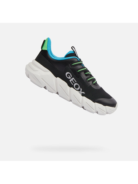 Geox Черни момчешки маратонки Geox Fast