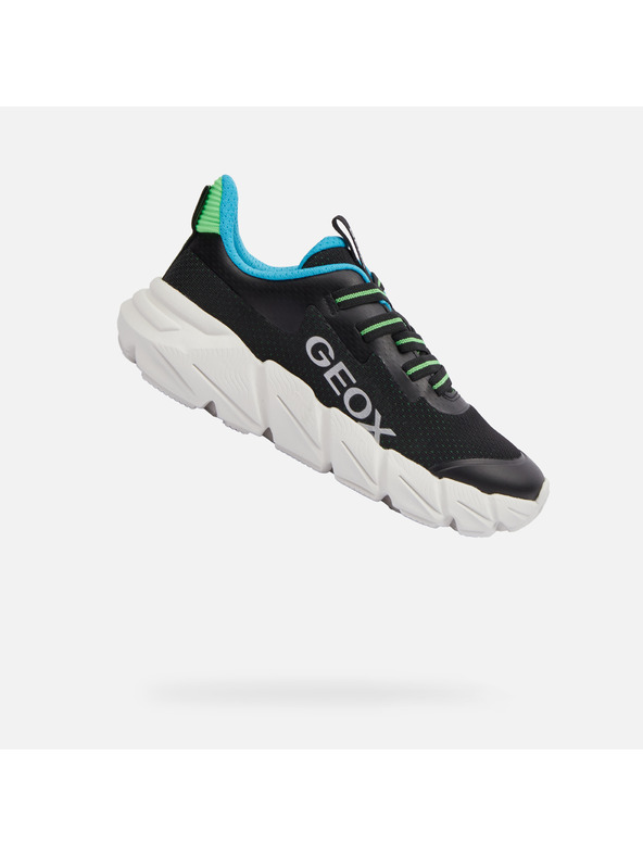 Geox Черни момчешки маратонки Geox Fast