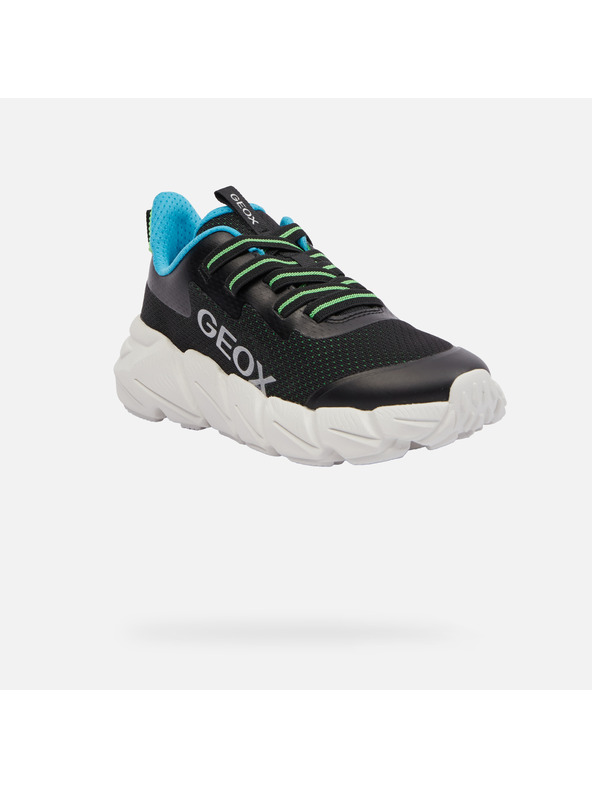 Geox Черни момчешки маратонки Geox Fast