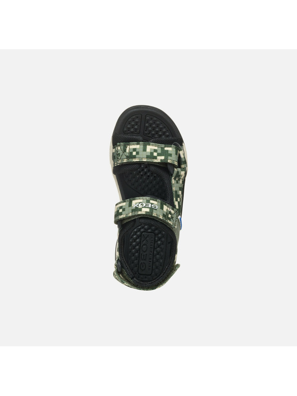 Geox Тъмнозелени сандали Geox Borealis за момчета