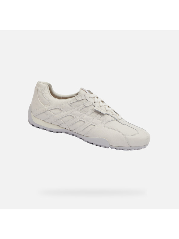 Geox Бели мъжки маратонки Geox Snake Original