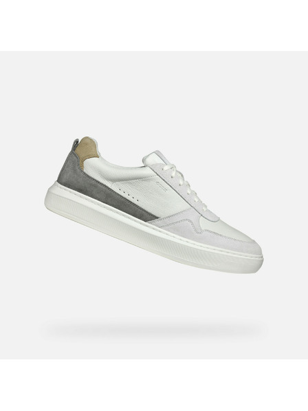 Geox Кремави мъжки кецове Geox Deiven