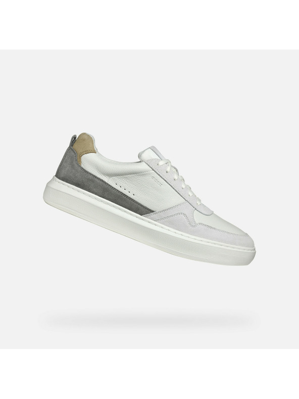 Geox Кремави мъжки кецове Geox Deiven