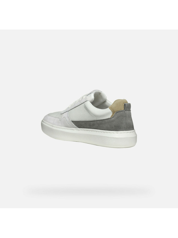 Geox Кремави мъжки кецове Geox Deiven