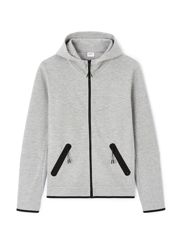 Celio Пуловер с цип и качулка Jenewyoke