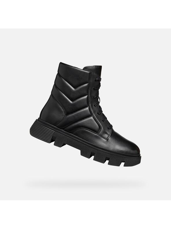 Geox Черни дамски боти Geox Vilde