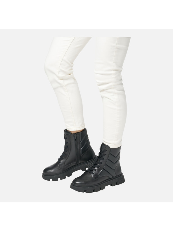 Geox Черни дамски боти Geox Vilde