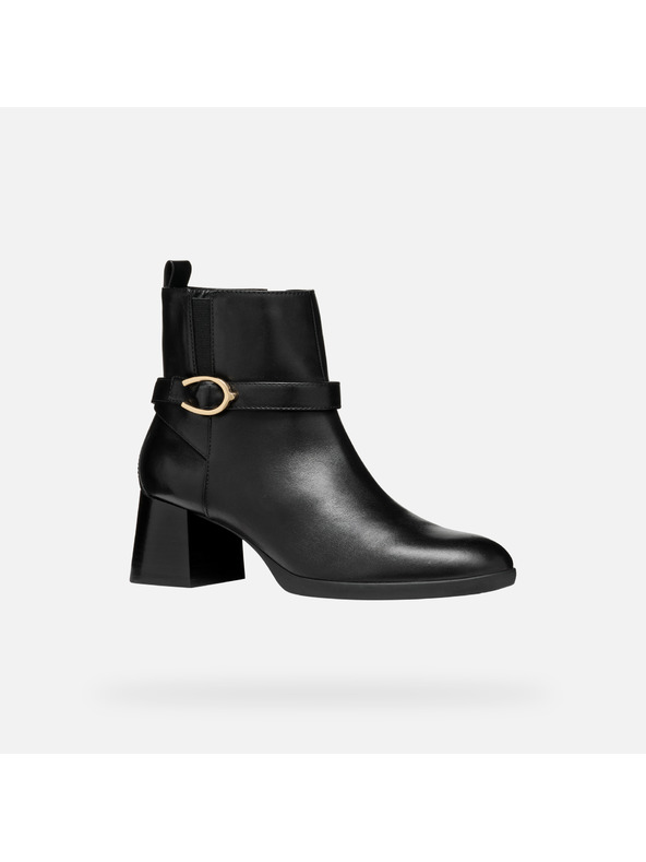 Geox Черни дамски ankle боти Geox Walk Pleasure 55