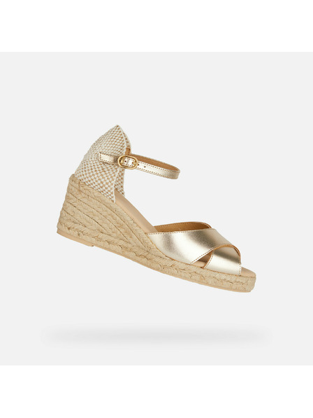 Geox Златни дамски сандали Geox Gelsa Low