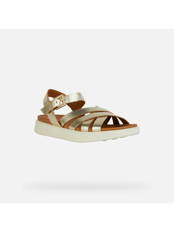 Geox Златни дамски сандали Geox XAN2S