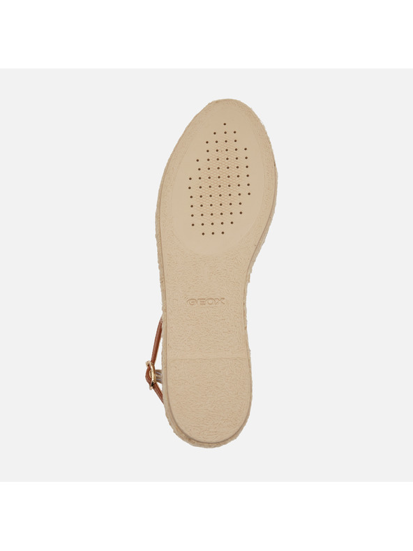 Geox Светлокафяви дамски сандали Geox D Lampedusa