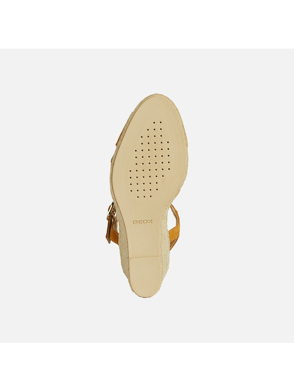 Geox Жълти дамски сандали Geox Gelsa Low