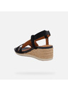 Geox Черни дамски сандали Geox Ischia Corda