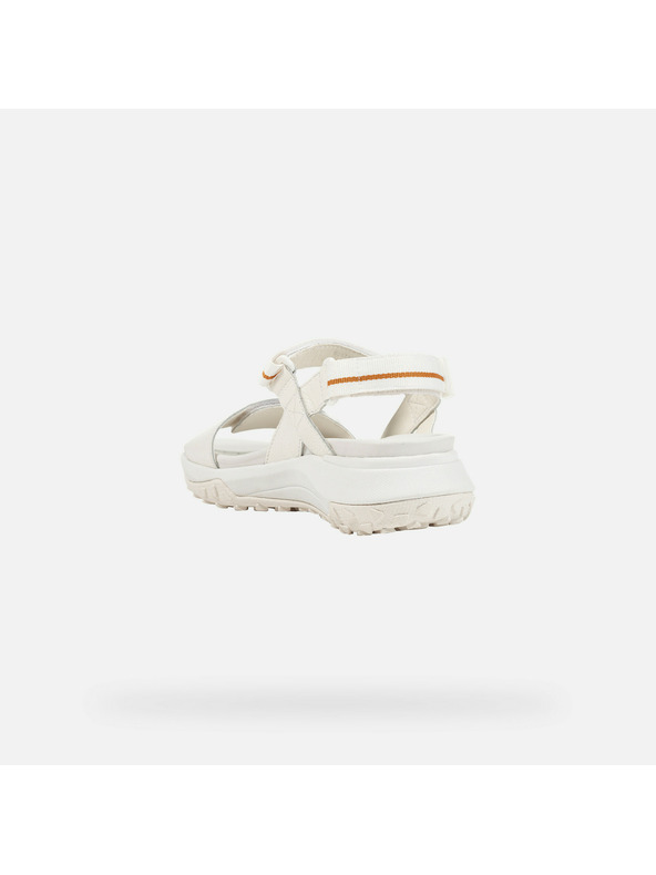 Geox Бели дамски сандали Geox Sorapis + Grip