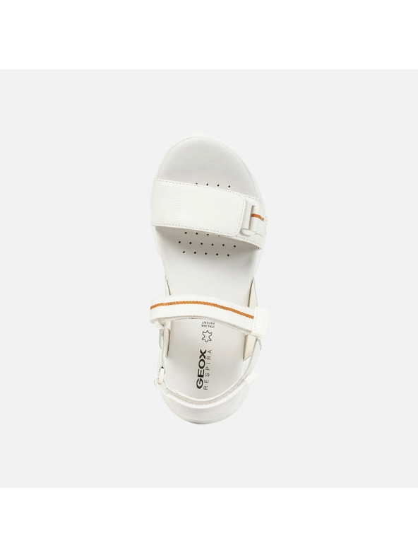 Geox Бели дамски сандали Geox Sorapis + Grip