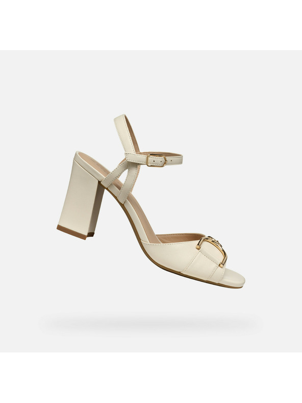 Geox Кремави дамски сандали Geox Neeraklia 80