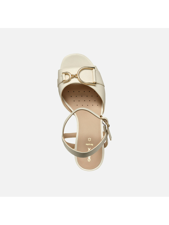 Geox Кремави дамски сандали Geox Neeraklia 80