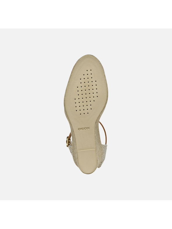 Geox Светлокафяви дамски сандали Geox Gelsa Low