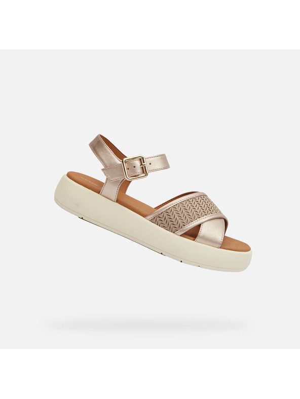 Geox Кремави дамски сандали Geox Camalei