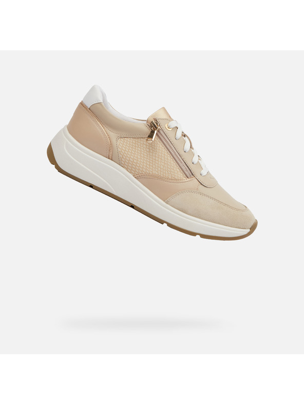 Geox Бежови дамски маратонки Geox Cristael