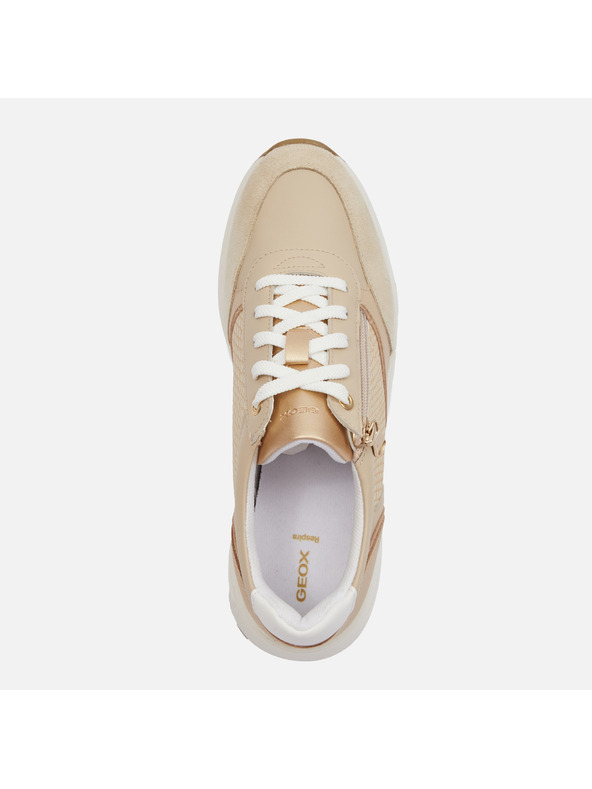 Geox Бежови дамски маратонки Geox Cristael